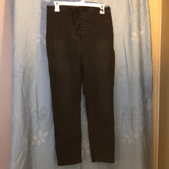 Free People Pants - Free People high waisted black skinny jeans Free People Pants - Free People high waisted black skinny jeans